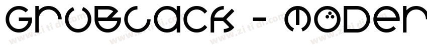 Grublack – Modern Co字体转换
